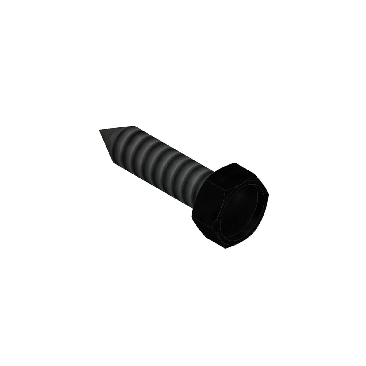 Blechschraube SW8 4,8x19 schwarz nach RAL 9005